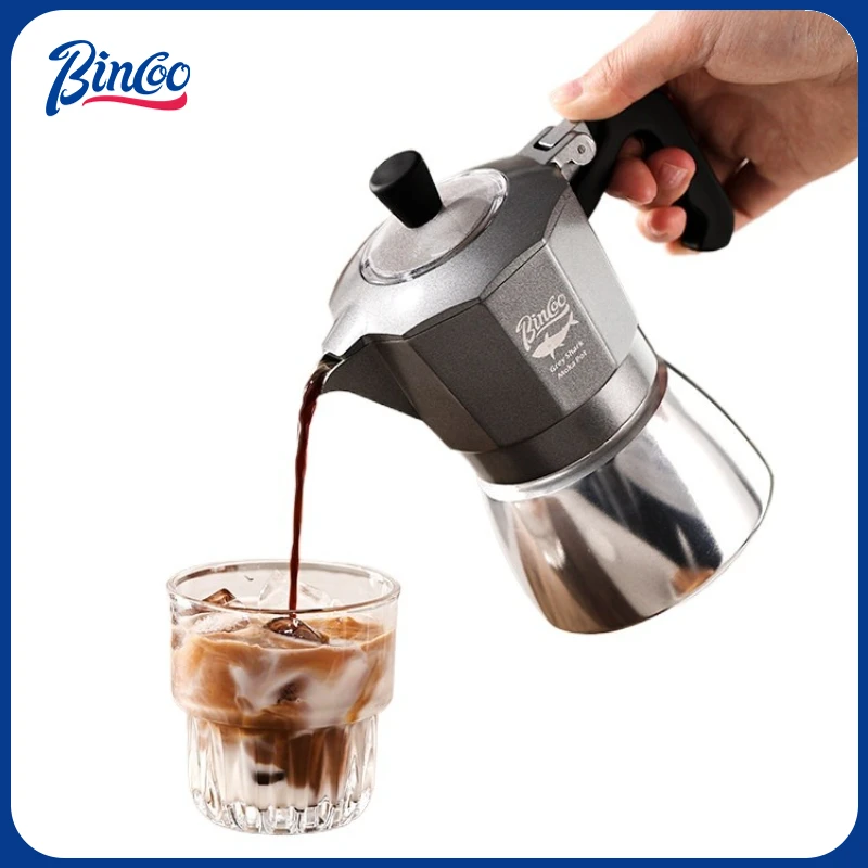 Coffee Equipment For Camping - Cafetière Moka Bincoo à double valve