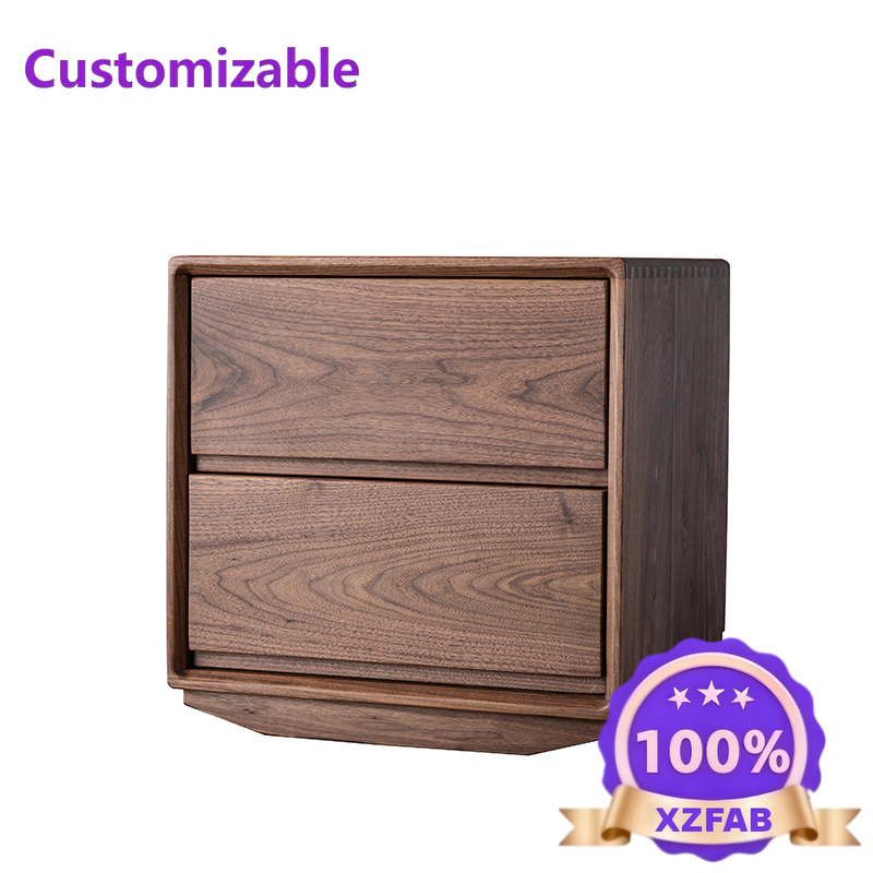 Coffee Equipment China - Table de chevet en noyer noir