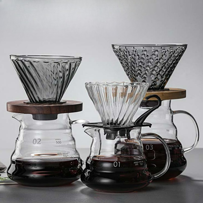 Coffee Equipment For Camping - Ensemble de cafetière en verre Borosilicate